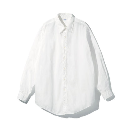 FOUNDOUR COTTON BROAD REGULAR COLLAR SHIRT