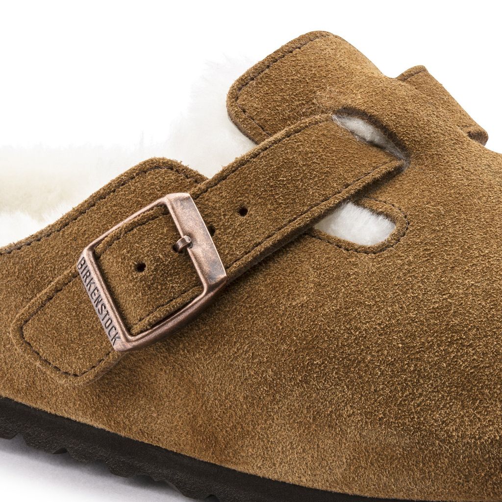 【予約商品】BIRKENSTOCK Boston Shearling ボストン シアリング スエードレザー(Mink)1001141