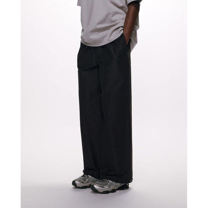 marka ORGANIC COTTON SILK HIGH COUNT TYPEWRITER ADJUSTABLE HEM EASY WIDE PANTS