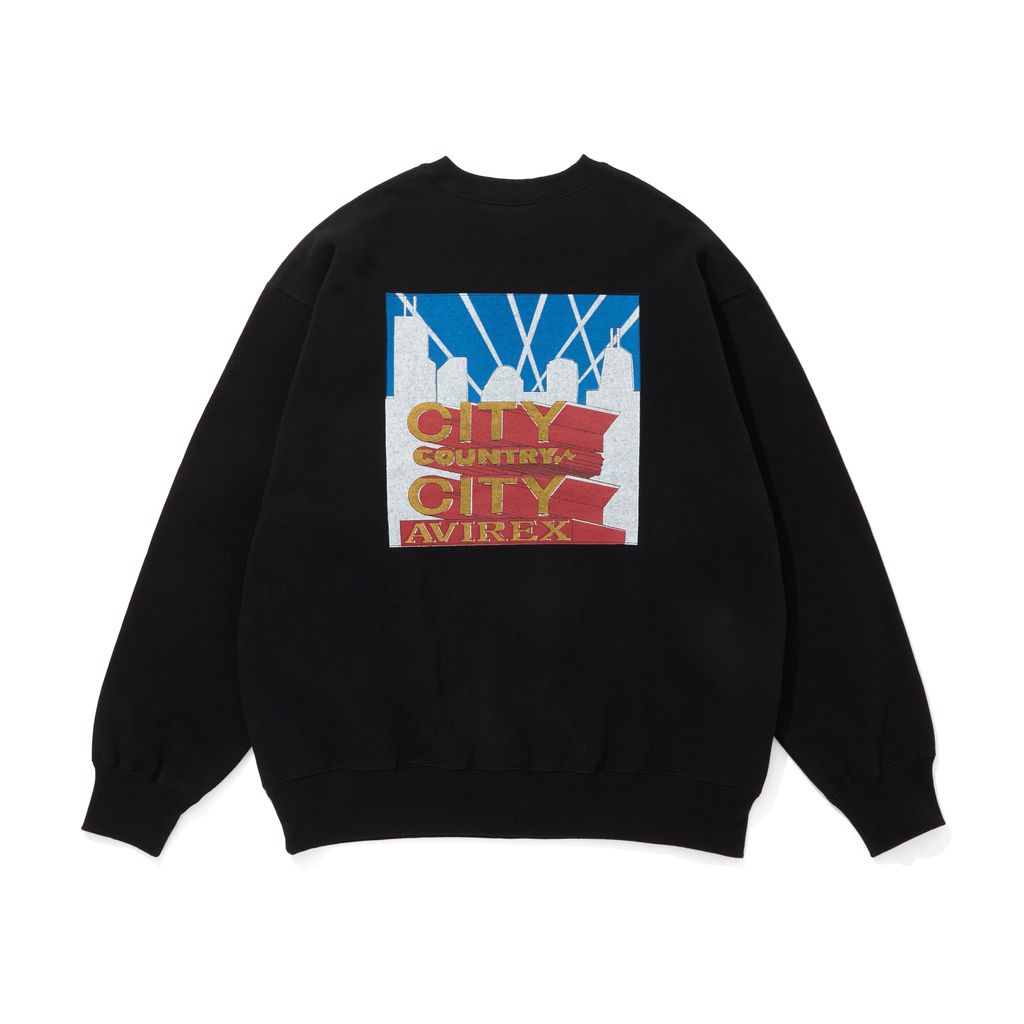 CITY COUNTRY CITY x AVIREX_SWEATSHIRT