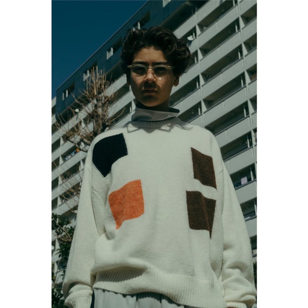 CITY COUNTRY CITY MOHAIR SWEATER WITH BADGE