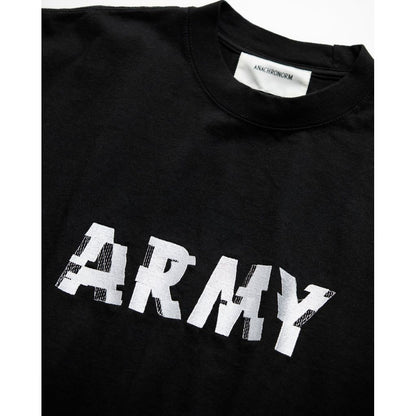 ANACHRONORM ANNK-004 ARMY GLITCH EMBROIDERY S/S T-S