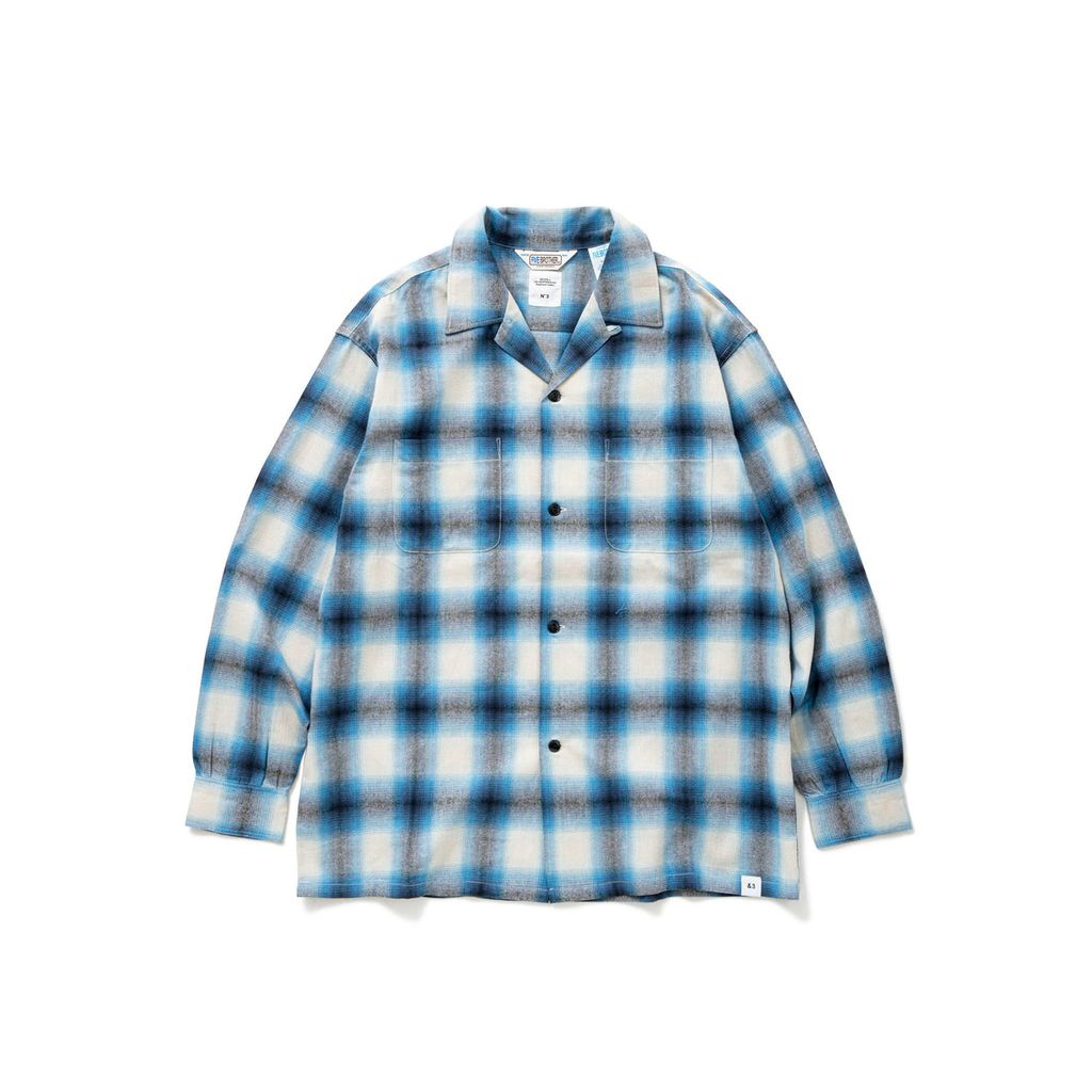 BEDWIN & THE HEARTBREAKERS FIVE BROTHER Ex. L/S CHECK SHIRT "VIN"
