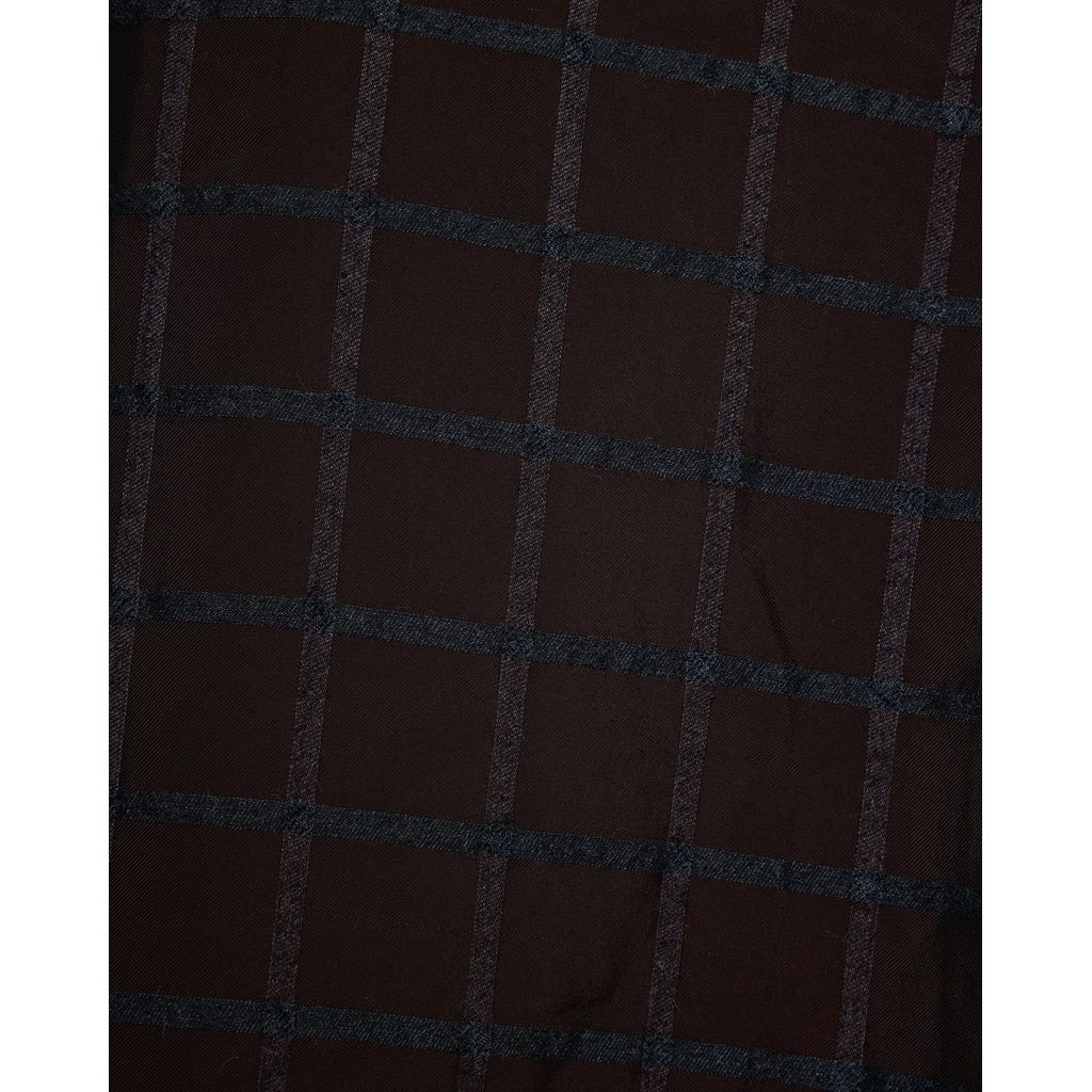 marka Cupra/Wool Twill / Semi Spread Collar Shirt