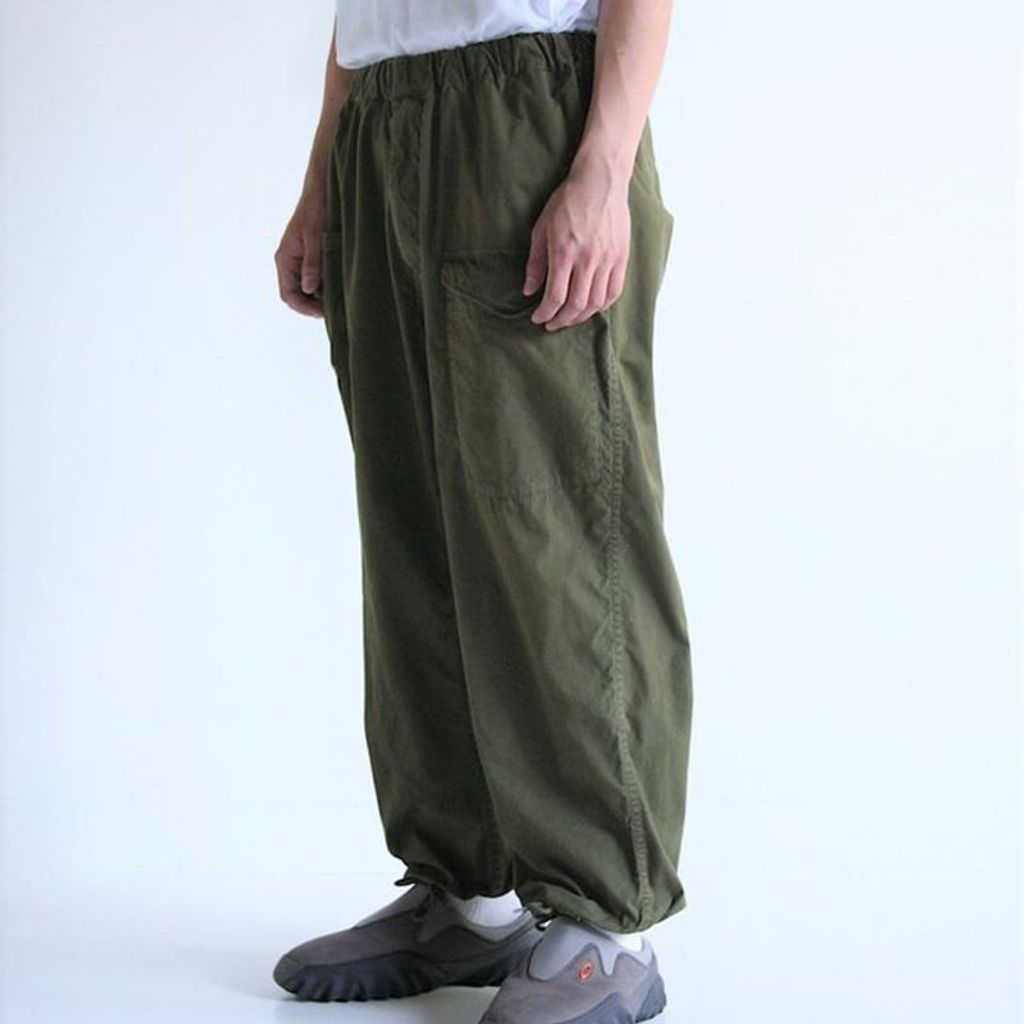 ANACHRONORM AN274 MILITARY EASY PANTS OLIVE