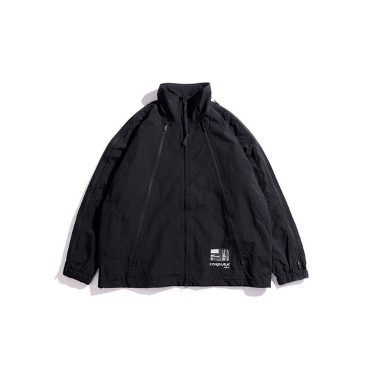 POLIQUANT WILDTHINGS POLIQUANT THE SWCS ADJUSTABLE ZIPPERED TRACK JACKET / CORDURA®