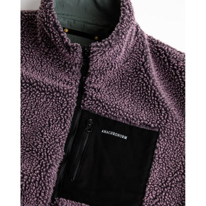 ANACHRONORM REVERSIBLE BOA JACKET PURPLE