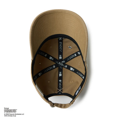 NEW ERA 9TWENTY Vintage PEANUTS ピーナッツ GOLF スイング カーキ