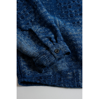 FDMTL BORO JAQUARD HAORI SHIRT RINSE