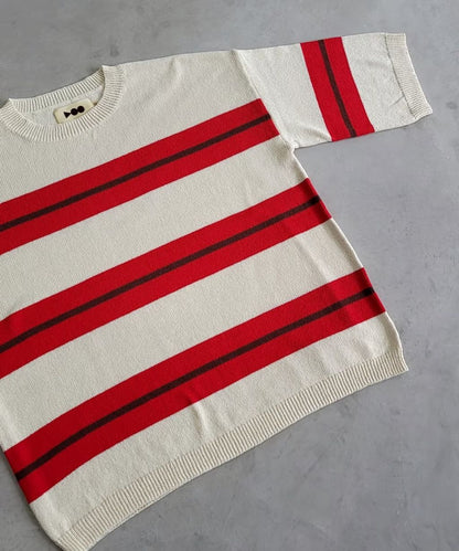VOO BORDER SUMMER KNIT NATURAL