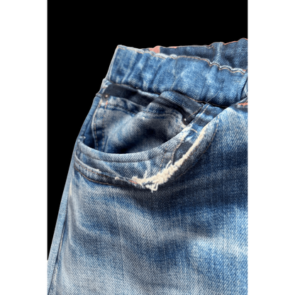 TALKING ABOUT THE ABSTRACTION DENIM PRINT STRIGHT PT