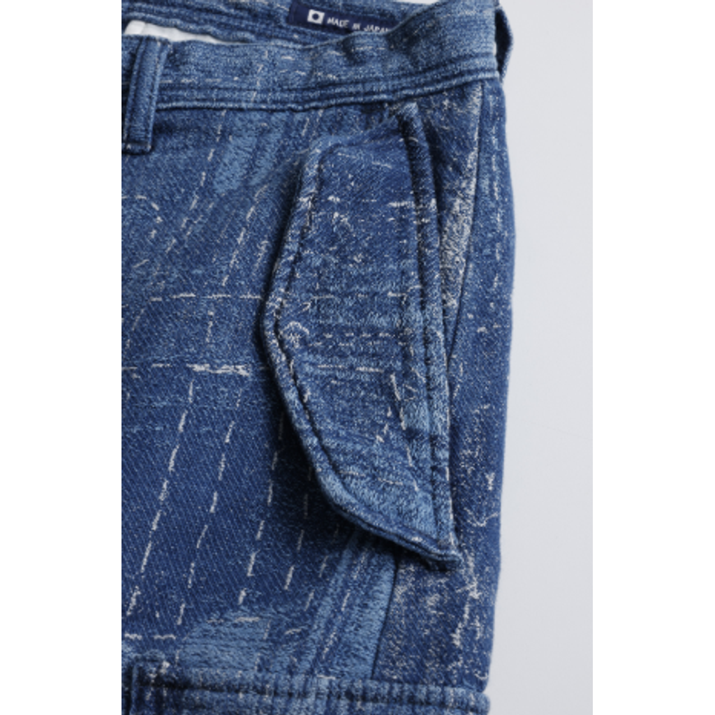 FDMTL FA26PN51JU  BORO JACQUARD CARGO PANTS 3YR WASH