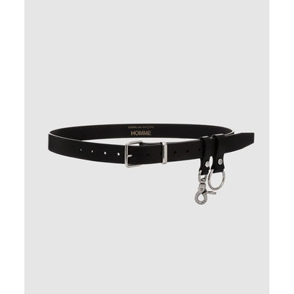 COMME des GARCONS HOMME STEERHIDE LEATHER BELT（Black）