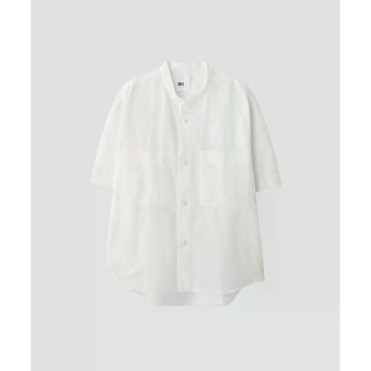MHL. WORN HIGH COUNT DRY COTTON LINEN SHIRT