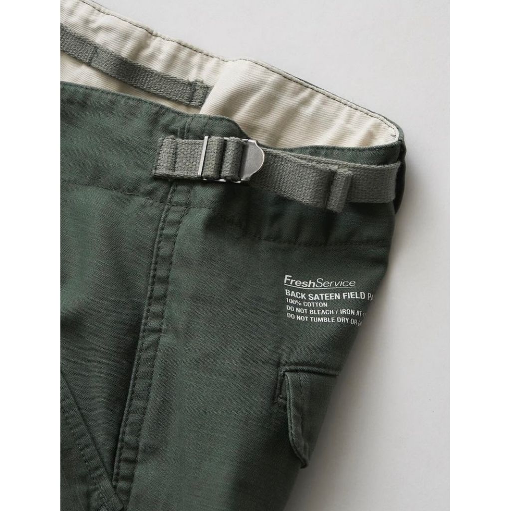 FreshSevice "BACK SATEEN FIELD PANTS"
