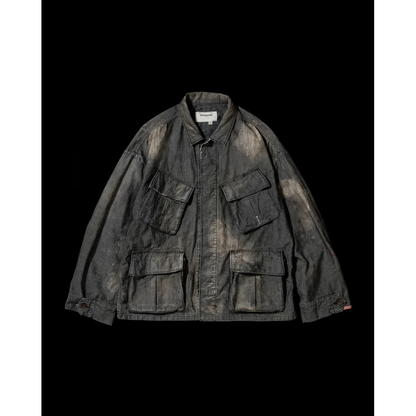 ANACHRONORM CHAMBRAY REMAKED FATIGUE JACKET
