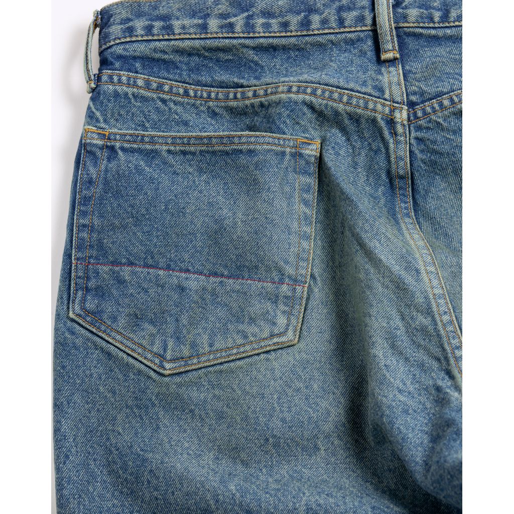 ANACHRONORM CONTEXT-003N 80's WIDE 5P PANTS FIVE YEARS WASH