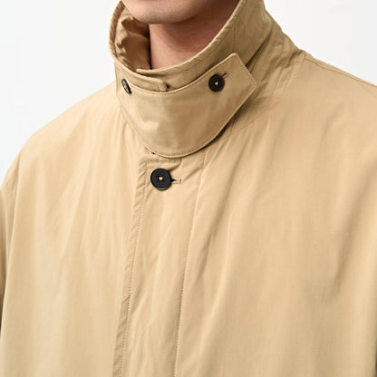 ORCIVAL Men's Split Fiber Twill Soutien Collar Coat