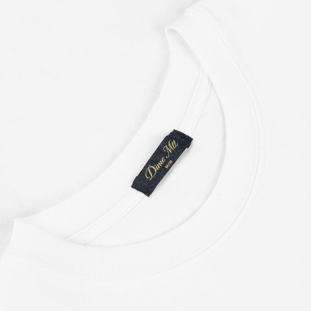 Dime  Classic Small Logo T-Shirt(White/Black)