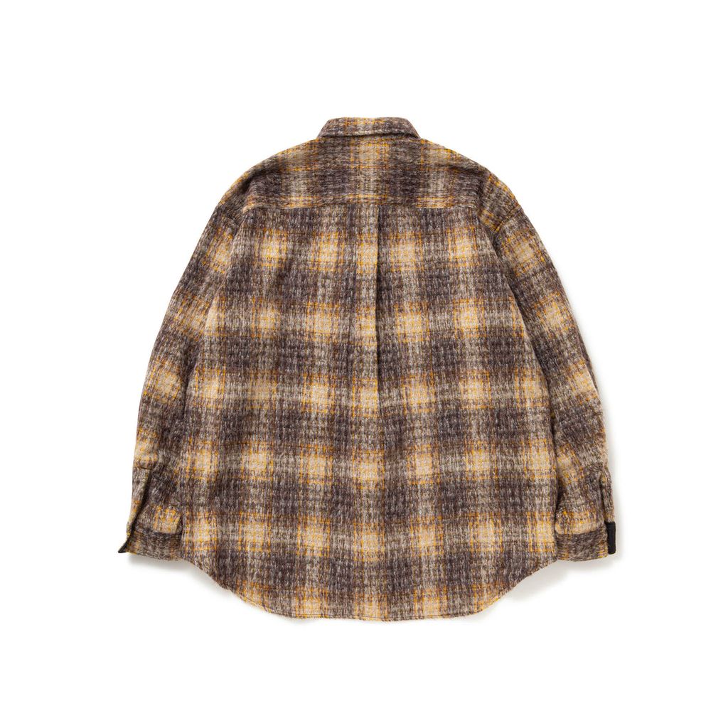 BEDWIN & THE HEARTBREAKERS L/S WOOL BIG SHIRT "BILLY"