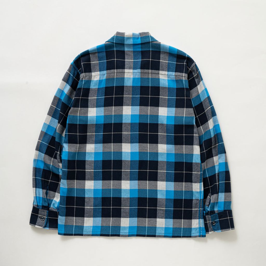RATS COTTON RAYON CHECK SHIRT