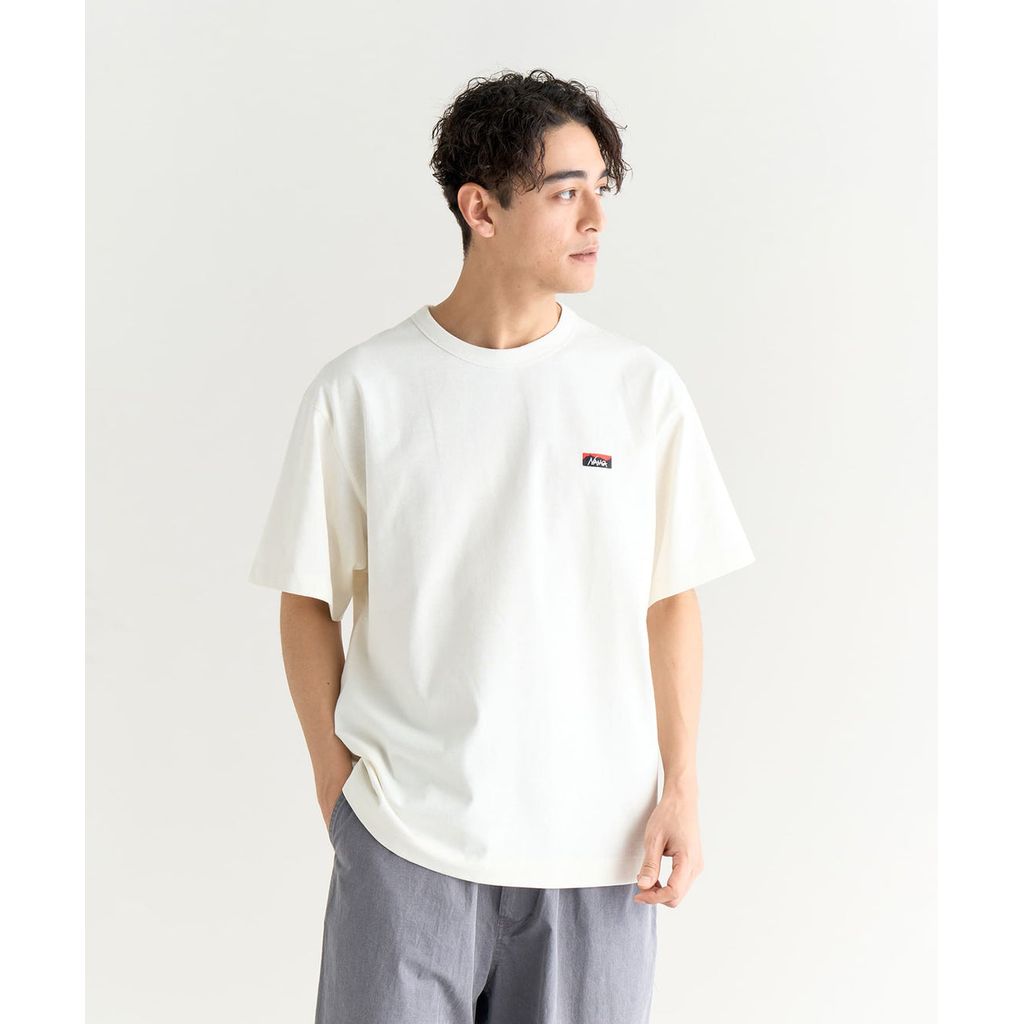 NANGA  ECO HYBRID BOX LOGO EMBROIDERY TEE(UNISEX)