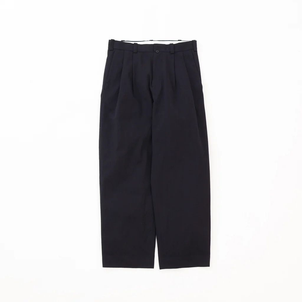 YAECA Chino Trousers Two-Tuck Straight