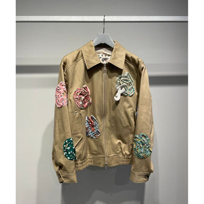 FAF Block Print Flower Jacket