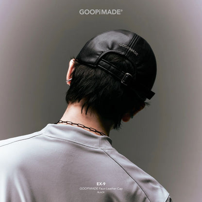 GOOPiMADE EX-9 GOOPiMADE Faux-Leather Cap