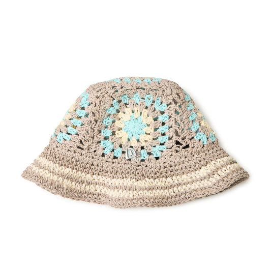NEW ERA  クロシェ ニットバケット ペーパー ベージュ