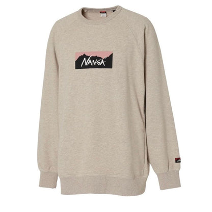 NANGA ECO HYBRID BOX LOGO SWEATSHIRT(UNISEX)