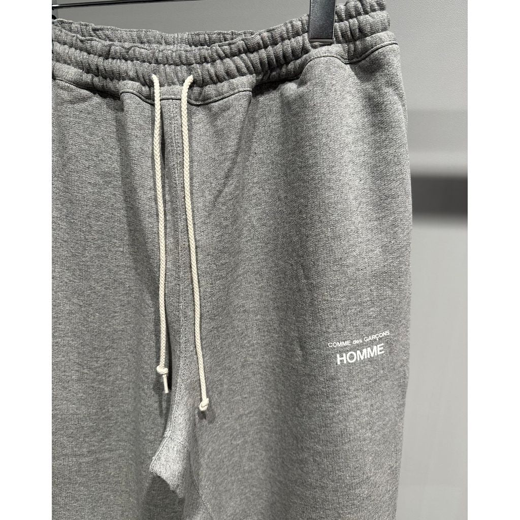 COMME des GARCONS HOMME CdG HOMME LOGO SWEAT PANTS（GRAY）