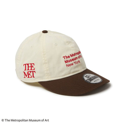 NEW ERA  9THIRTY The Met レザーストラップ クローム ウォルナットバイザー