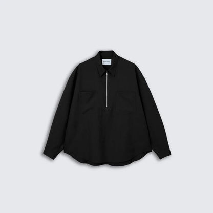 MAGIC STICK THE CORE HALF ZIP SHIRT (BLACK) 26FW-MS8-003