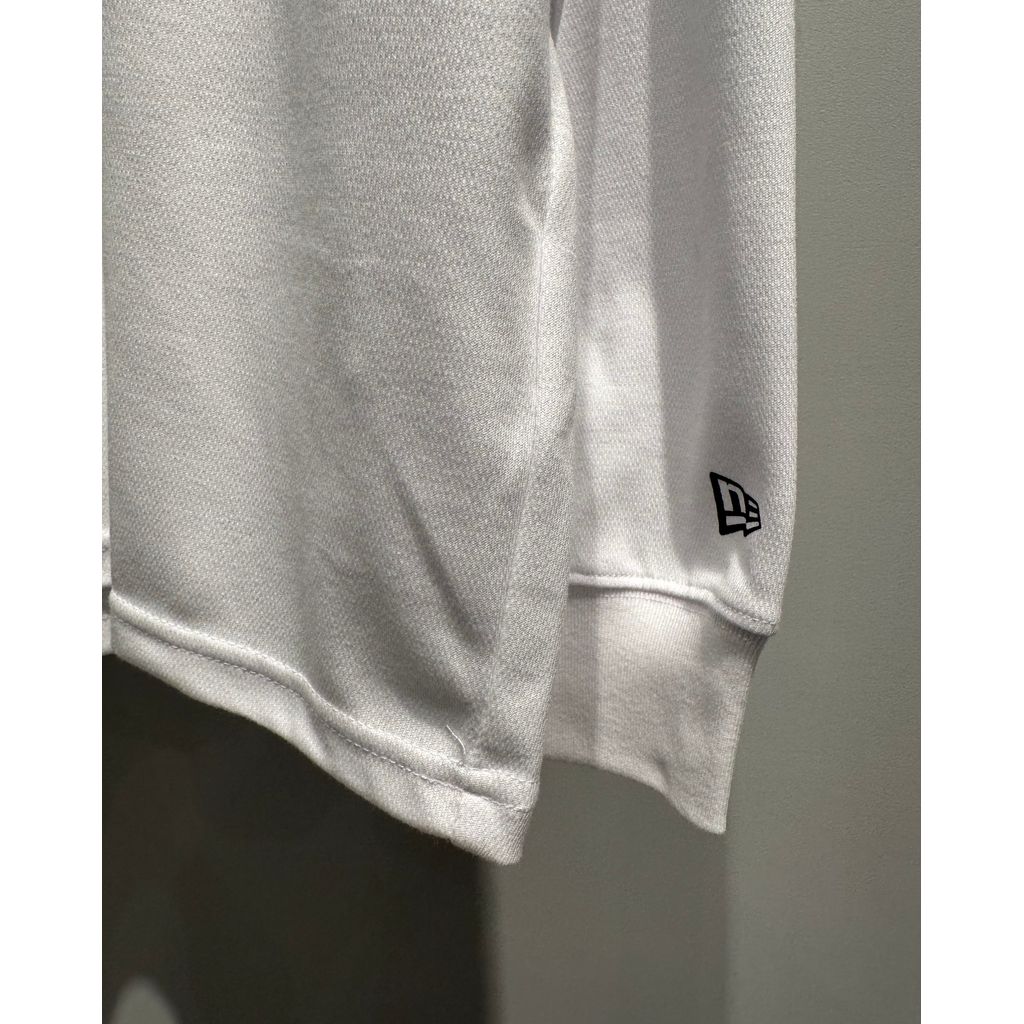 Ground Y×NEWERA(R) L/S OVERSIZED PERFORMANCE TEE WHITE