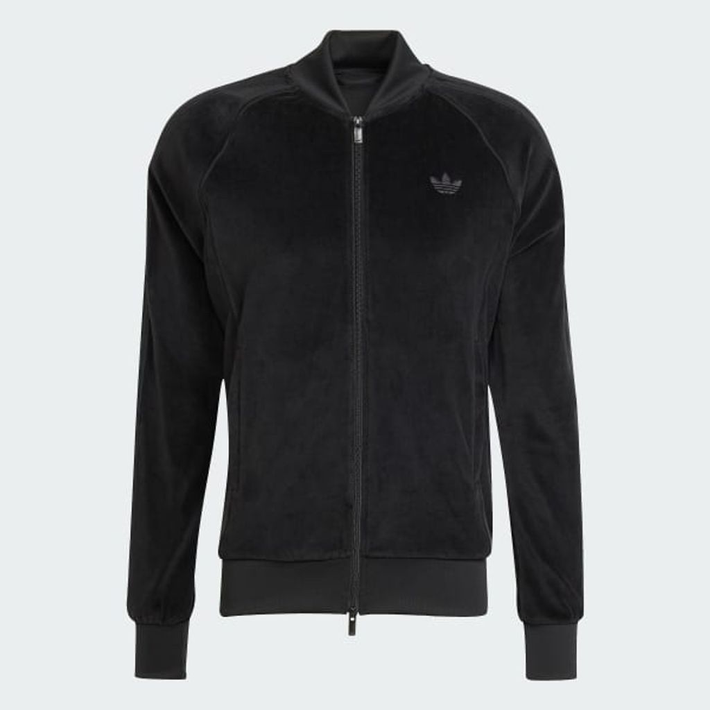 adidas Originals SST アディカラー ベロア トラックトップ – MAROON