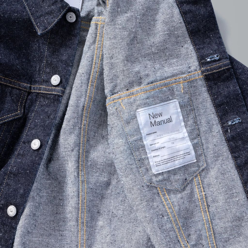 New Manual LV TRACKER JACKET LONG ONE-WASHED