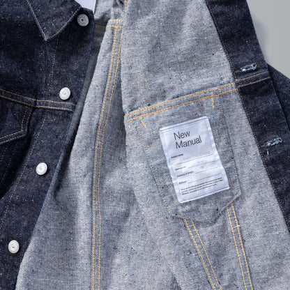 New Manual LV TRACKER JACKET LONG ONE-WASHED