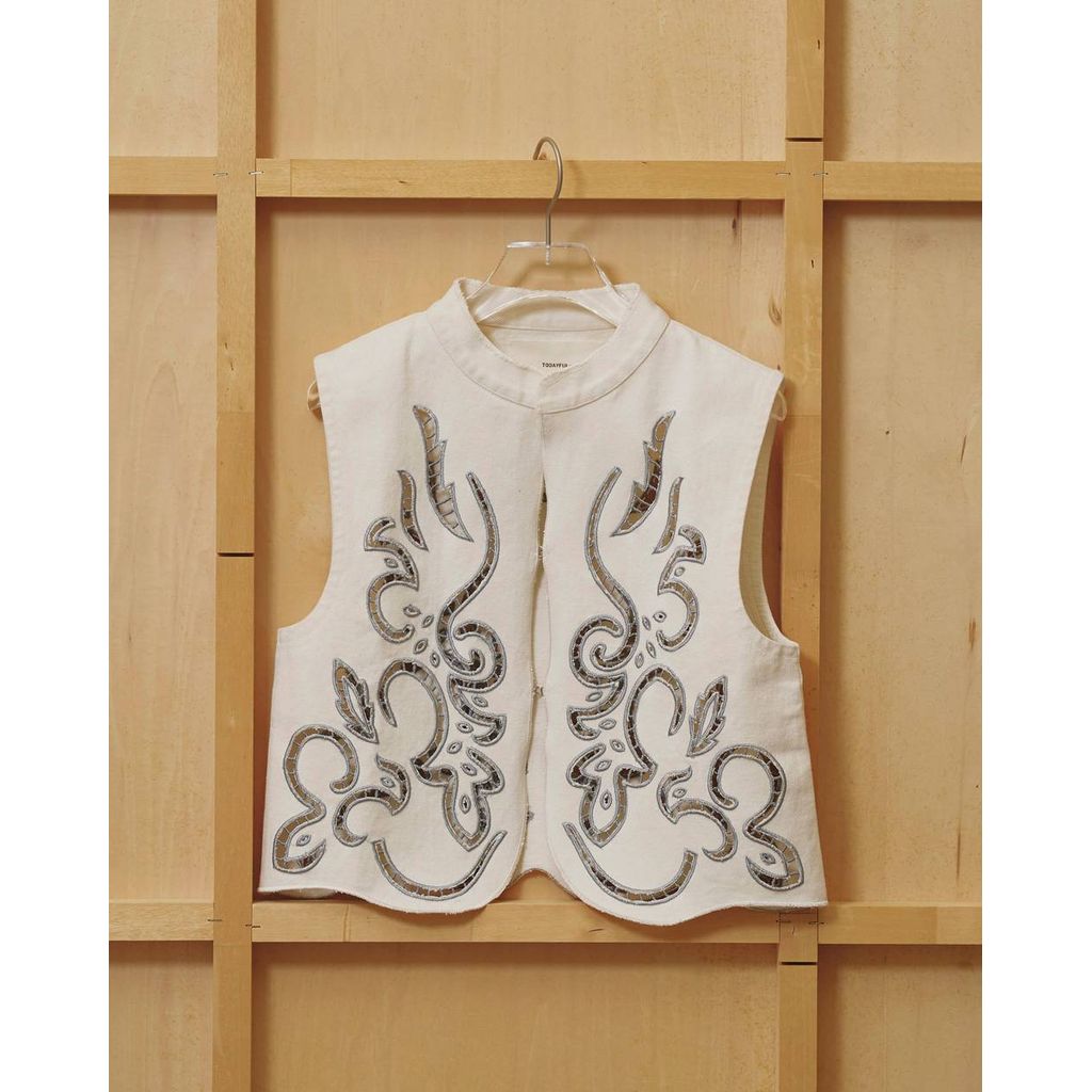 TODAYFUL Cut Lace Twill Vest
