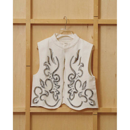 TODAYFUL Cut Lace Twill Vest