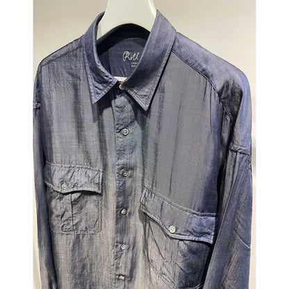PORTER CLASSIC ROLL UP SOFT CUPRO SHIRT