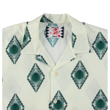 SON OF THE CHEESE Emblem Aloha Shirt