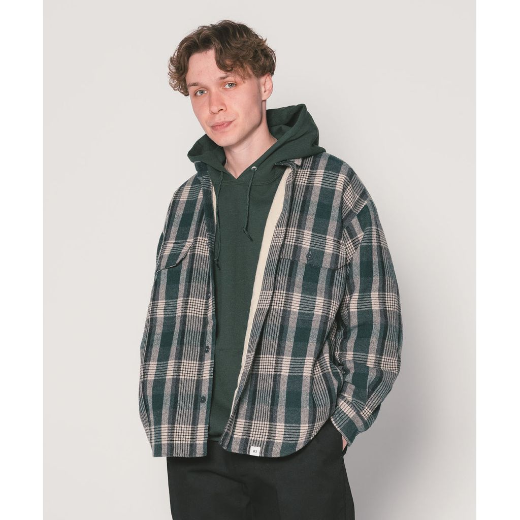 BEDWIN & THE HEARTBREAKERS L/S WOOL CPO SHIRT JACKET "RICHARDS"
