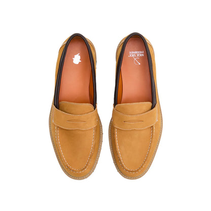 MAGIC STICK Basic Coin Loafer by Tomo & Co. (YELLOW NUBUCK)