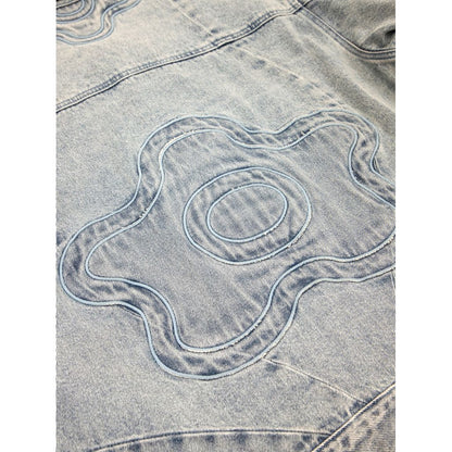 VANDY THE PINK RIDER DENIM JACKET（LIGHT WASH BLUE）
