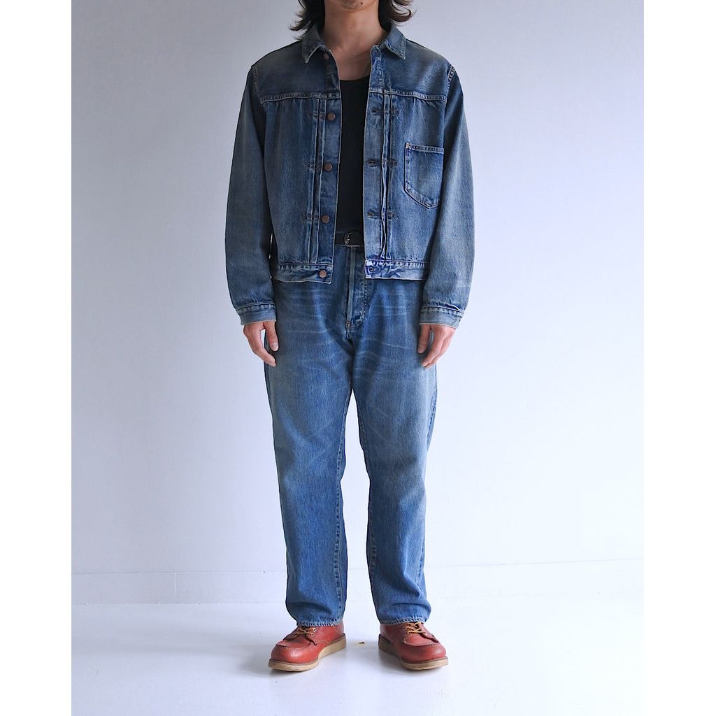 ANACHRONORM FRONT TUCK DENIM JACKET – MAROON WEBSTORE