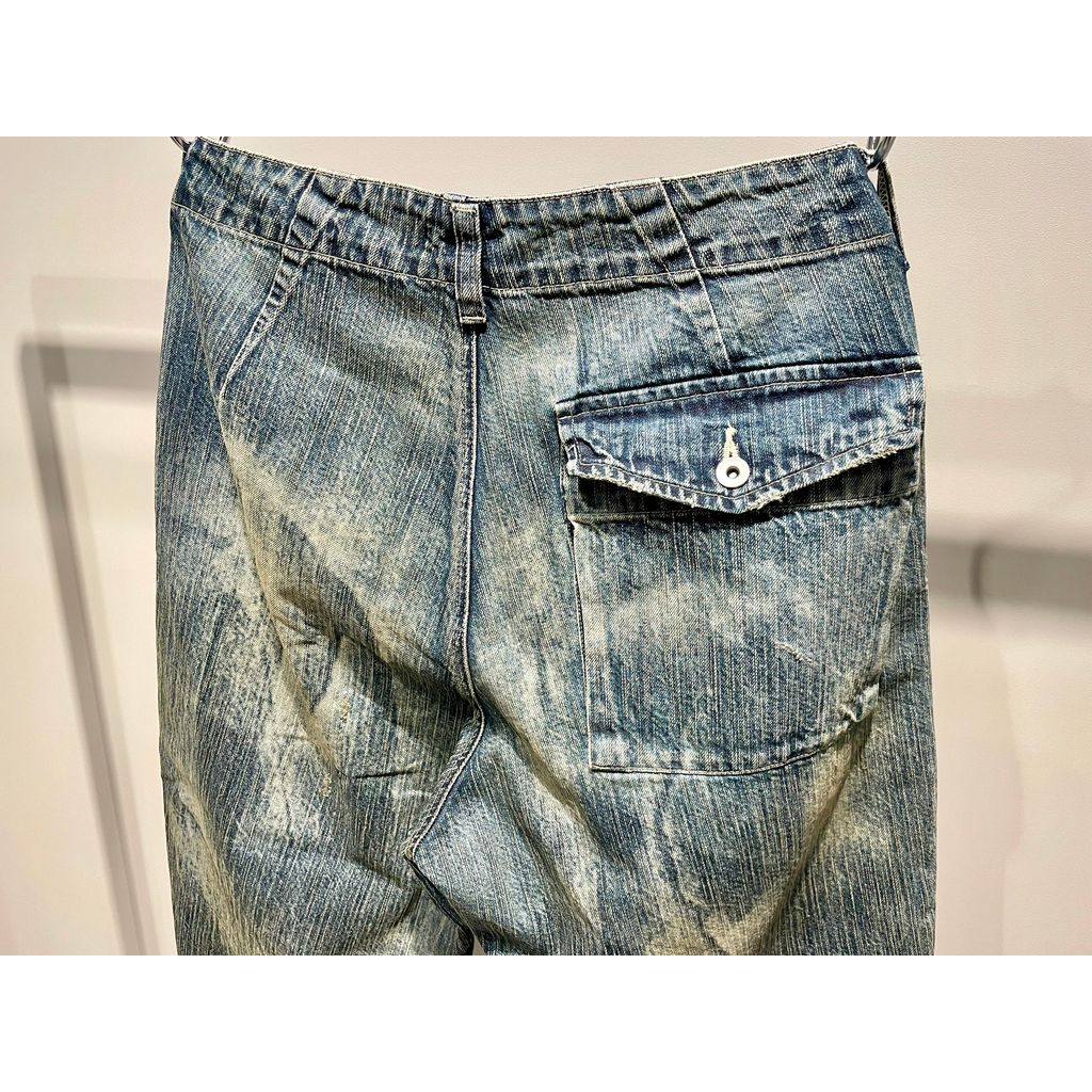 PORTER CLASSIC STEINBECK DENIM POCKET PANTS VINTAGE CUSTOM