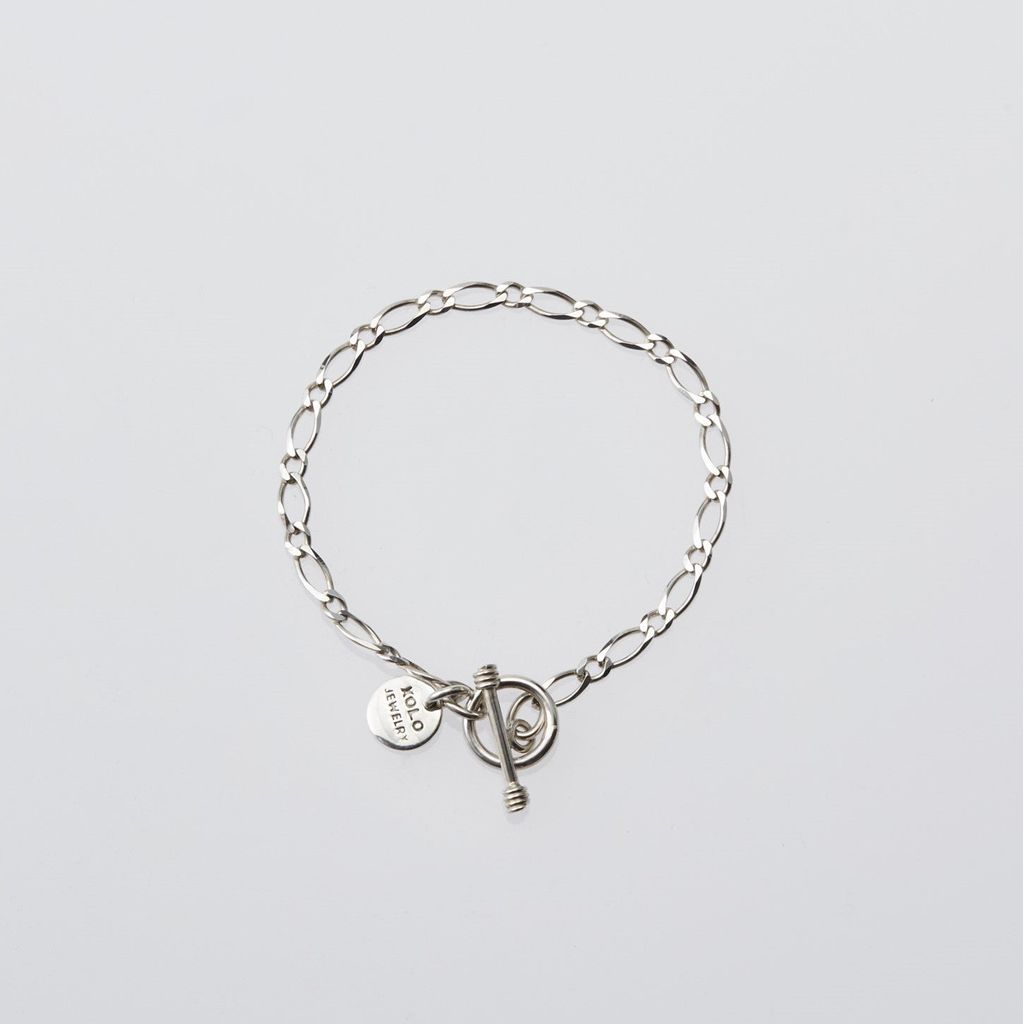 XOLO JEWELRY  Oval Mutual Link Bracelet 4mm-19cm