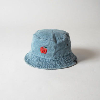 APPLEBUM “APPLE LOGO" DENIM BUCKET HAT [L.BLUE]