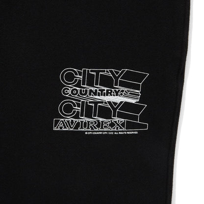CITY COUNTRY CITY x AVIREX_SWEATSHIRT PANTS